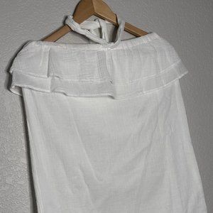 J. Crew XS Lightweight Cotton Strapless Shirt
